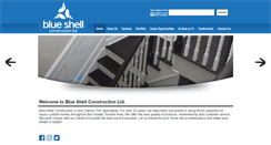 Desktop Screenshot of blueshellconstruction.com