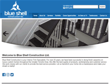 Tablet Screenshot of blueshellconstruction.com